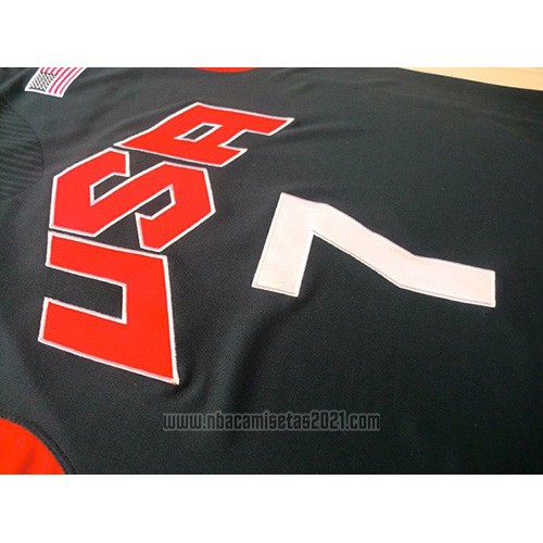 Camiseta USA 2012 Russell Westbrook #7 Negro